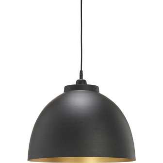Masywna lampa Rochester czarny mat/mosiądz 45cm